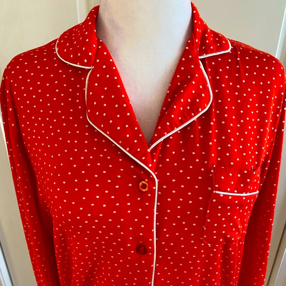 Red and White Polka Dot Pajama Set ❤️🤍❤️🤍